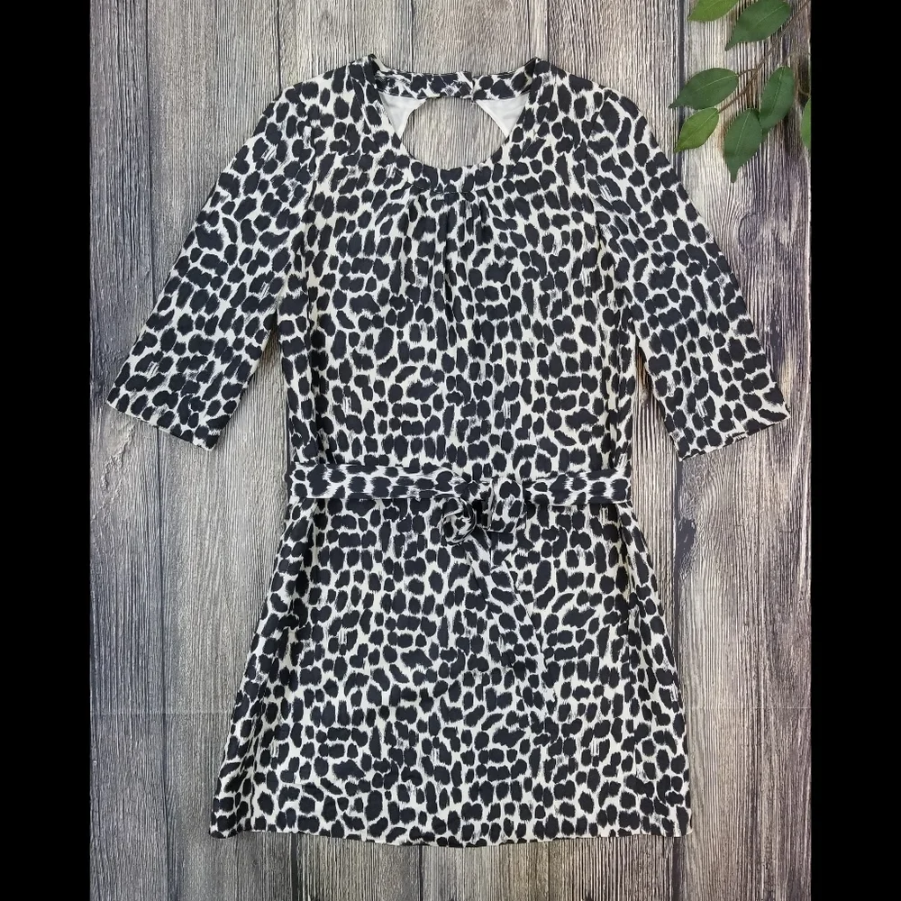 Kate Spade New York Dorothy Leopard Print Silk Dress
